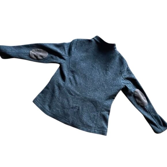 Vintage LL Bean Stonington Herringbone Tweed Jacket Womens Size M Elbow Patch - Picture 8 of 10